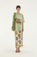 TSHIRT MEDIA PAVE VERDE