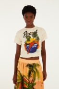 TSHIRT MALHA ESPECIAL ARARA BRASIL