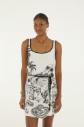 VESTIDO CURTO PRAIA POESIA