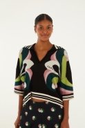 CAMISA TRICOT ARARA DE FLOR