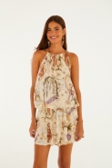 VESTIDO CURTO TROPICAL MISTICO