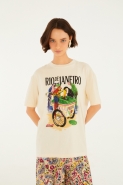 TSHIRT MEDIA PASSAROS COM PICOLE