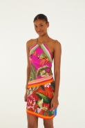 VESTIDO CURTO VERAO COLORIDO