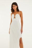 VESTIDO ARTESANAL CONCHA 3D