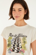 TSHIRT BABY LOOK CALCADAO RIO DE JANEIRO