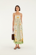 VESTIDO MIDI FLOR DE PITANGA
