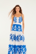 VESTIDO ARTESANAL ONDA DE HIBISCO