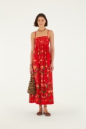 VESTIDO MIDI FLOR DE AMOR