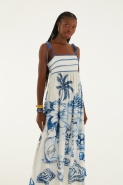 VESTIDO MIDI PRAIA POSTA