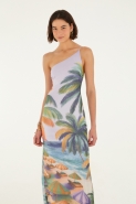 VESTIDO TULE LONGO OMBRO SO DIA DE PRAIA